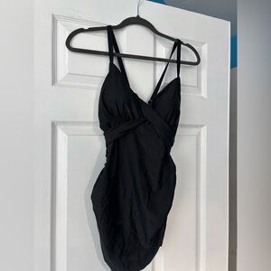 Pinkblush Classic Black Swim Top